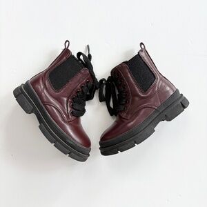 Kiabi burgundy boots